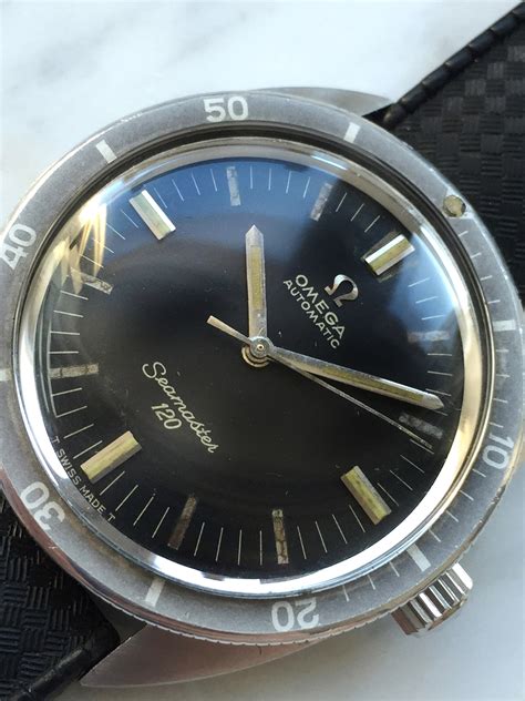 omega seamaster 120 automatic|Omega Seamaster ghost bezel.